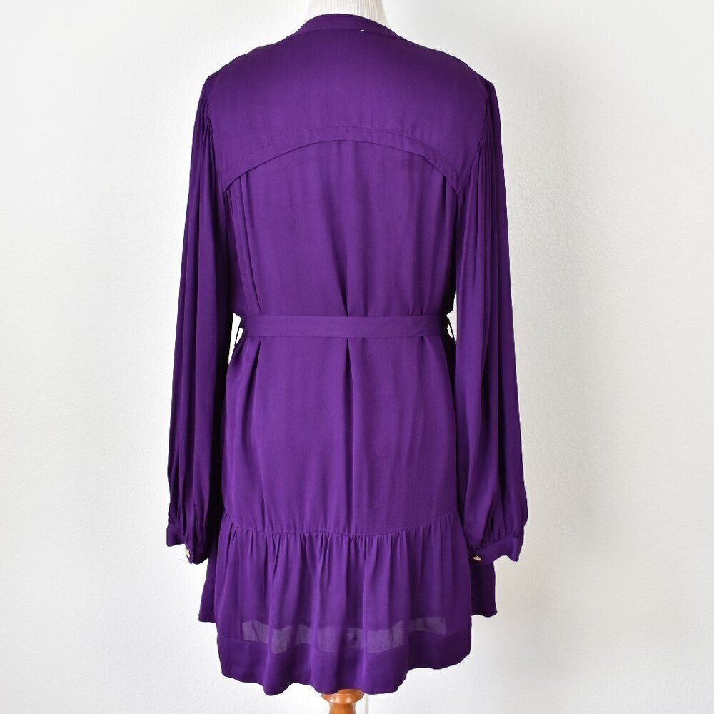 Karina Grimaldi Violet Button Front Dress - L - Picture 7 of 9